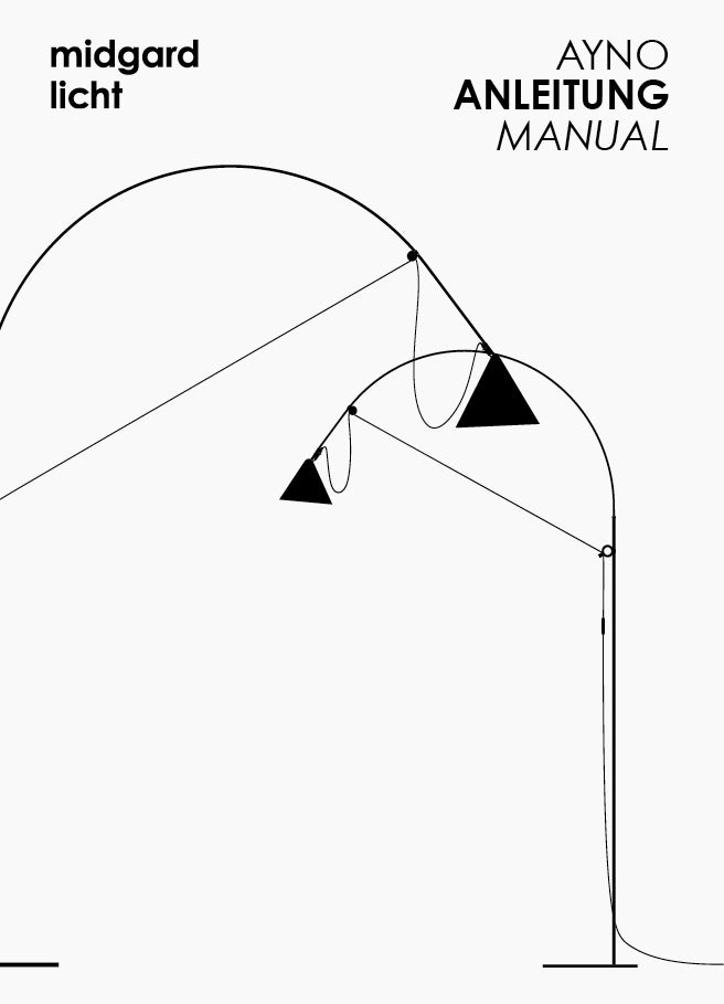 AYNO L floor lamp assembly instructions by Midgard