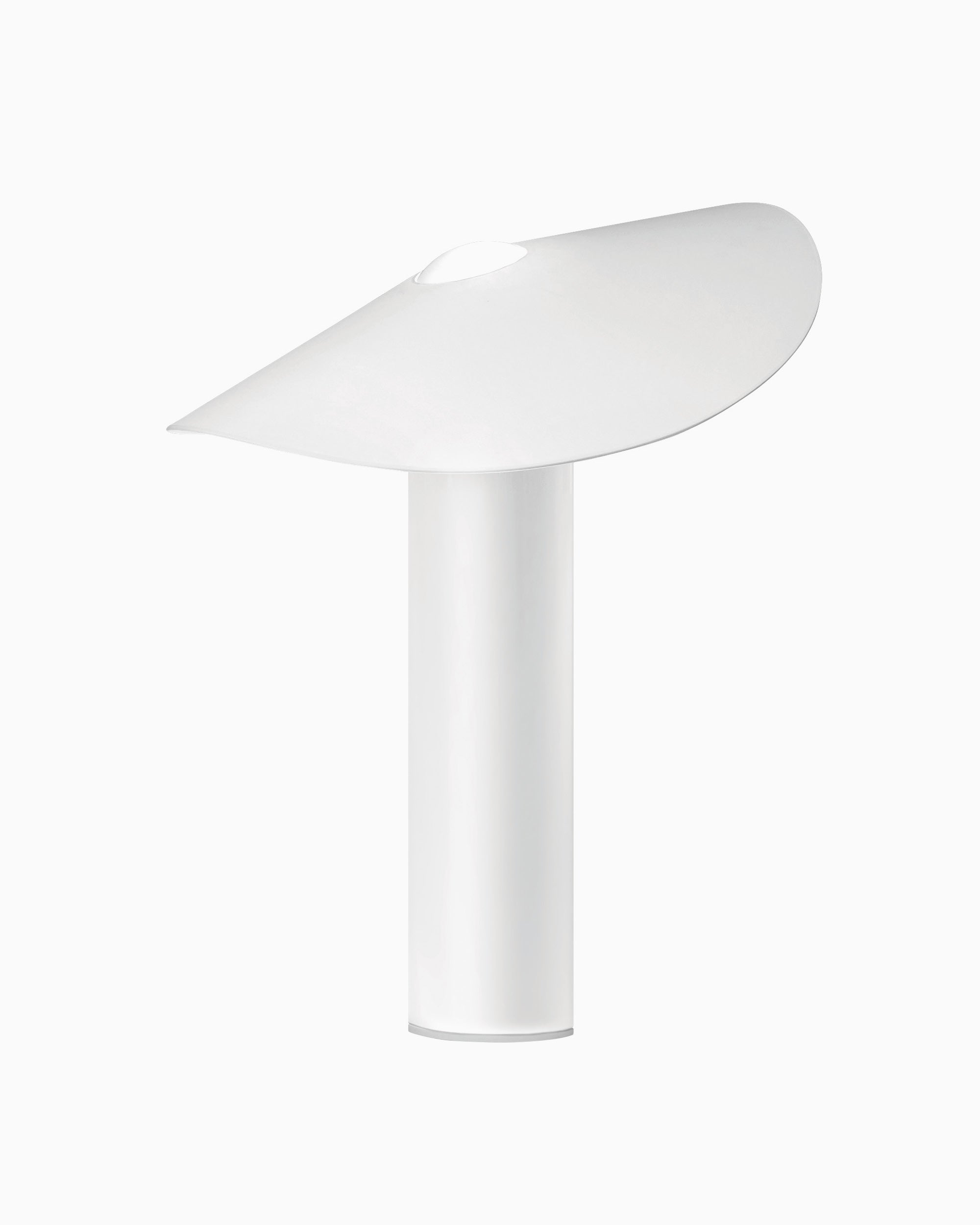 LOJA table lamp by Sebastian Herkner for Midgard with hand-blown glass body, paper shade and Tunable White LED.