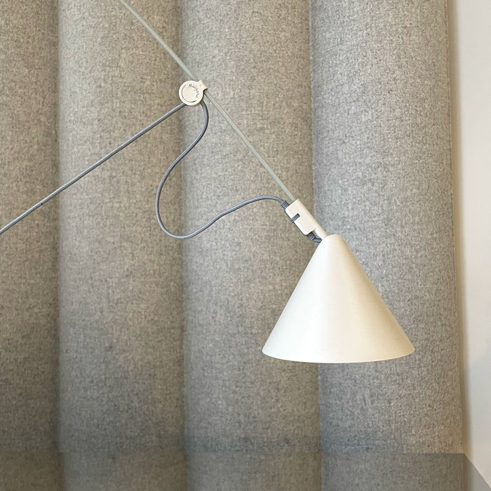 AYNO floorlamp L in silk grey | trade fair sample