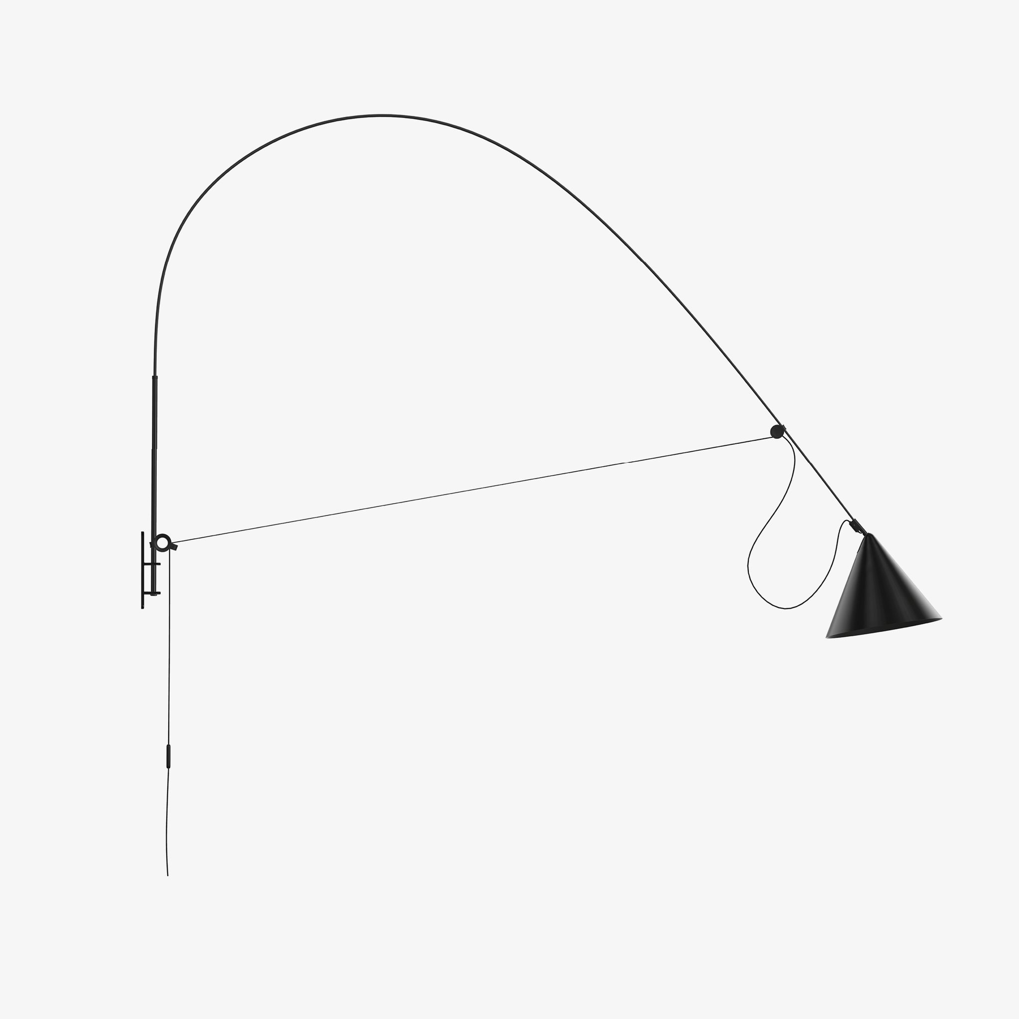 AYNO wall XL | wall lamp in black
