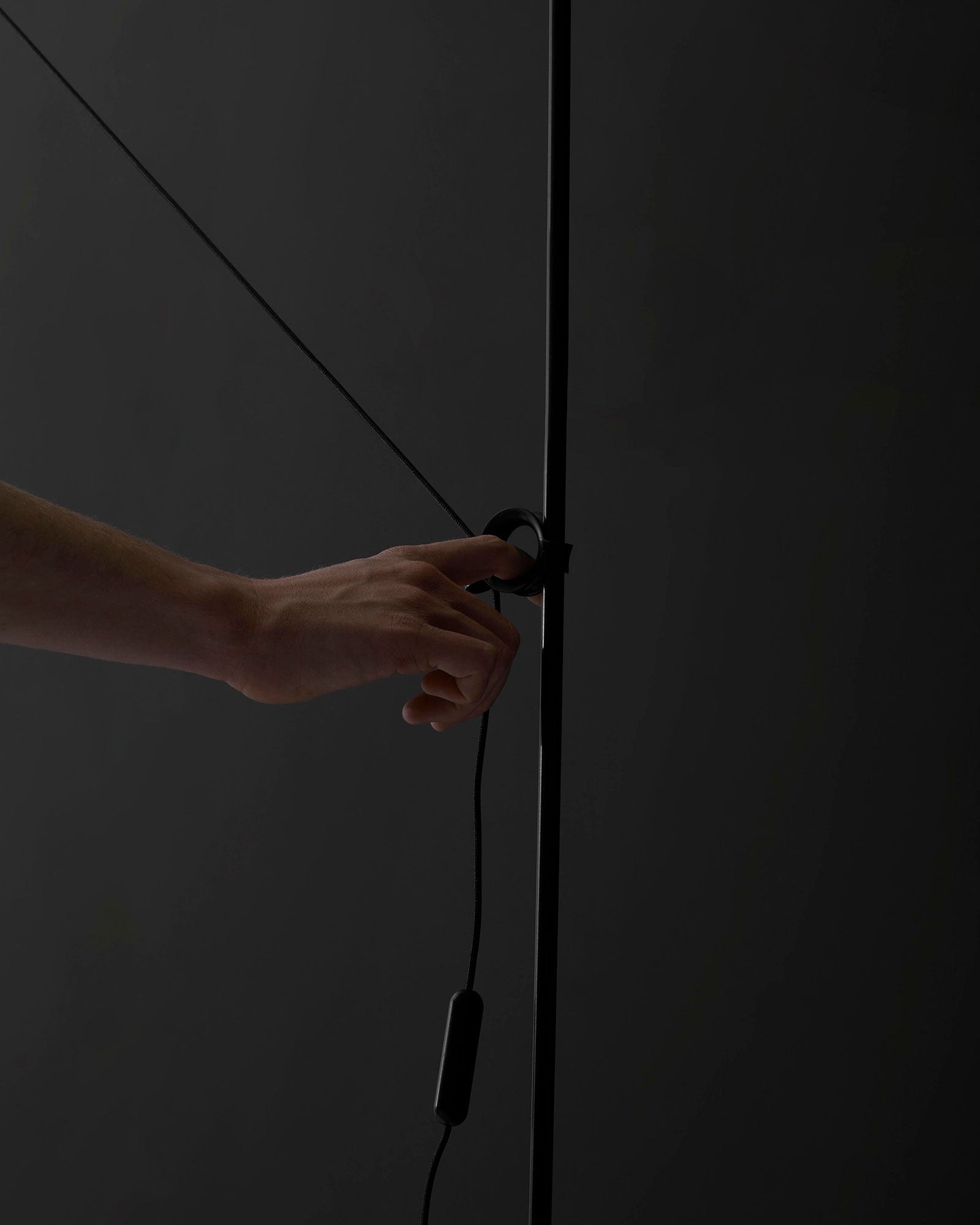 Midgard AYNO L floor lamp detail patented adjustment