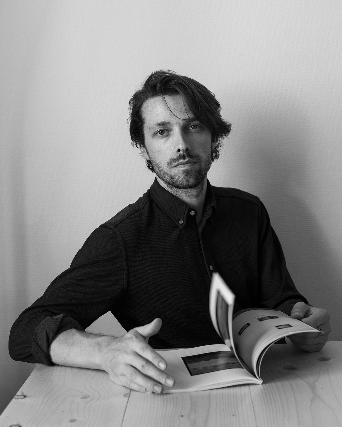 Portrait of French designer Hugo Berger, co-designer of RAY by Midgard